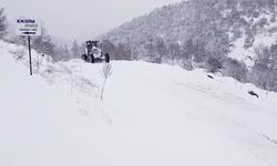 Sorgun'da kar nedeniyle kapanan köy yolları ulaşıma açıldı