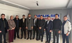 AK Parti İl Gençlik Kolları'ndan Sağlık-Sen Şube Başkanı Köksal'a ziyaret