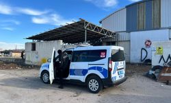 Aksaray'da yüksekten düşen işçi yaralandı