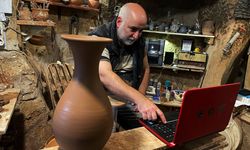 Avanoslu seramik ve çanak ustaları, AA'nın 'Yılın Kareleri' oylamasına katıldı