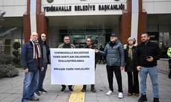 (bekleyecek)Yenimahalle'deki tenis kortlarının özelleştirileceği iddiaları üzerine protesto düzenlendi