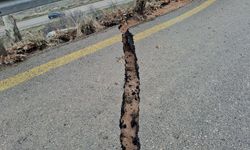 Beypazarı'nda heyelan meydana geldi