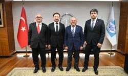 Büyükşehir Belediye Başkanı Büyükkılıç, TUSAŞ Genel Müdürü Demiroğlu'nu ağırladı