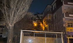 Çankırı'da kontrolden çıkan tır, elektrik direğine çarparak şarampole devrilmekten kurtuldu