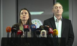 DEM Parti Eş Genel Başkanları Hatimoğulları ve Bakırhan, basın açıklaması yaptı
