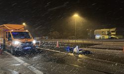 Edirne'de kar yağışı başladı