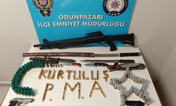 Eskişehir'de iş yerinde ruhsatsız silah bulunan zanlı tutuklandı