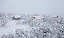 Halkapınar'da kar kalınlığı 50 santimetreye ulaştı