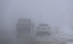 Karaman'da Sertavul Geçidi'nde sis etkili oluyor
