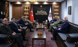Kayseri Valisi Çiçek, Kara Kuvvetleri Komutanı Orgeneral Tokel ile Milli Savunma Bakan Yardımcısı Ayhan'ı ağırladı
