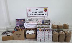 Kayseri'de 26 bin 240 kaçak makaron ele geçirildi