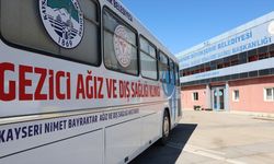 Kayseri'de gezici ağız ve diş sağlığı kliniği otobüsü 1724 vatandaşa ulaştı
