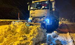 Kayseri'de kar ve tipi nedeniyle kapanan 155 mahalle yolu ulaşıma açıldı