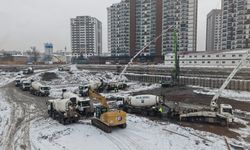 Kayseri'de Sahabiye Kentsel Dönüşüm Projesi'nin 2. etap inşaat çalışmaları sürüyor