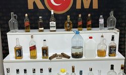 Kırşehir'de sahte içki ve etil alkol ele geçirildi