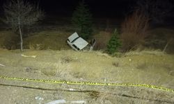 Konya'da şarampole devrilen otomobilin sürücüsü öldü