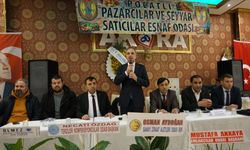 Polatlı Pazarcılar ve Seyyar Satıcılar Esnaf Odası Başkanlığına yeniden Ali Karaca seçildi