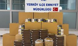 Yozgat'ta 190 bin makaron ele geçirildi