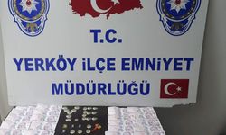 Yozgat'ta sahte altın satmaya çalışan şüpheli yakalandı