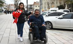 Aksaray Belediyesinden engelli çifte 'Sevgililer Günü' sürprizi