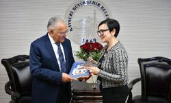 Avusturya'nın Ankara Büyükelçisi Gabriele Juen, Başkan Büyükkılıç'ı ziyaret etti