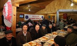 Çankırı'da köy sakinleri iftarda buluştu