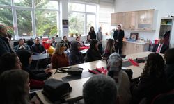 Çubuk Kaymakamı Bakır okul ziyareti gerçekleştirdi