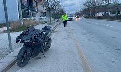 Eskişehir'de motosiklet ile bisikletin çarpıştığı kazada 2 kişi yaralandı