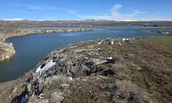 Hafik Lota Gölü'nde doluluk oranı kar sularıyla son yılların en yüksek seviyesine ulaştı