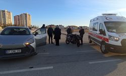 Karaman'da cip ile motosikletin çarpıştığı kazada bir kişi yaralandı