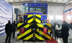 Kayseri'de bataryalı manevra lokomotifinin tanıtımı yapıldı