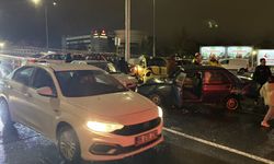 Kayseri'deki zincirleme trafik kazasında 2 kişi yaralandı