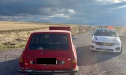 Kırşehir'de jandarma ekipleri çalınan aracı buldu