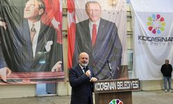 Kocasinan Belediye Başkanı Çolakbayrakdar işçiler tarafından meşalelerle karşılandı