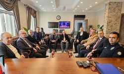 MHP İlçe Başkanı Orhan'dan İlçe Emniyet Müdürü Dursun'a ziyaret
