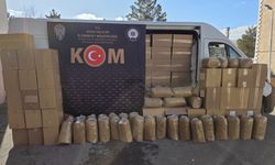 Sivas'ta 840 bin kaçak makaron ile tütün mamulleri ele geçirildi