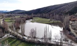 Yozgat'ta eriyen kar suları taşkına neden oldu