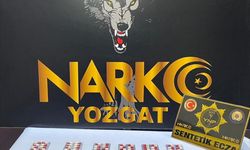 Yozgat'ta otomobilde 182 sentetik uyuşturucu hap ele geçirildi