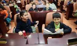 Minikler Başkan Ünlüce'yi ziyaret etti