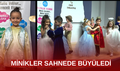 Anasınıfı çocuklarının gösterisi ayakta alkışlandı