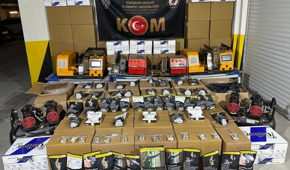 Eskişehir'de 584 bin makaron ele geçirildi