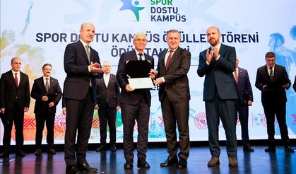 ESTÜ'ye “Spor Dostu Kampüs” Ödülü
