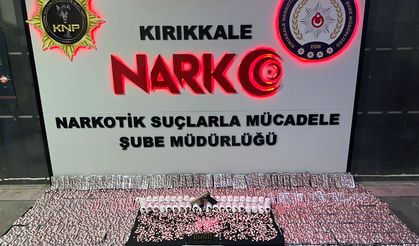 Kırıkkale'de 12 bin 963 sentetik uyuşturucu hap ele geçirildi