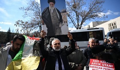 Başkentte ABD ve İsrail'in İran'a yönelik saldırıları protesto edildi
