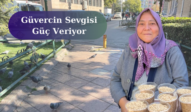 Geçimini yem satarak sağlıyor