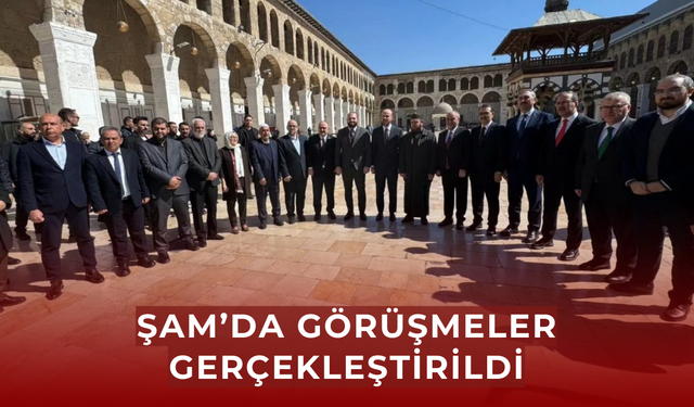 Suriye Lideri Şara ve Emevi Camii ziyaret edildi