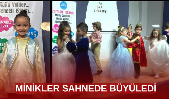 Anasınıfı çocuklarının gösterisi ayakta alkışlandı