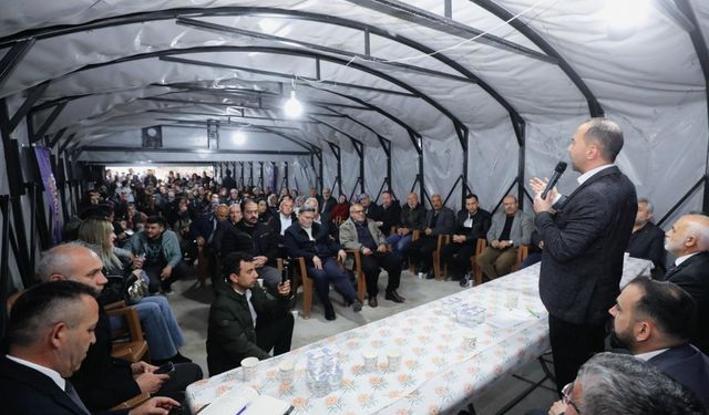 Niğde Belediye Başkanı Özdemir, vatandaşlarla buluştu