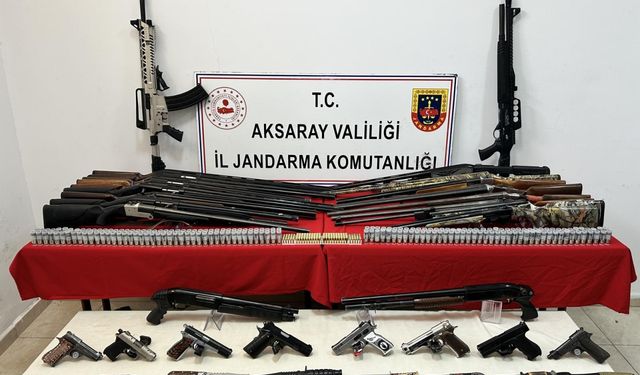 Aksaray'da havaya ateş eden 19 şüpheli hakkında adli işlem başlatıldı