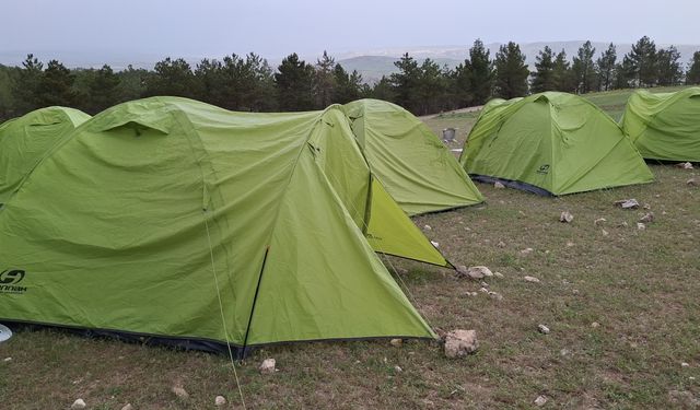 Beypazarı'nda gençler çadır kampta buluştu